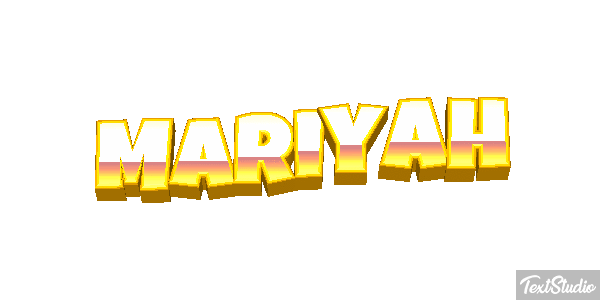 Mariyah Text effect