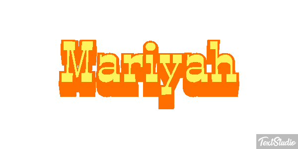 Mariyah Text effect