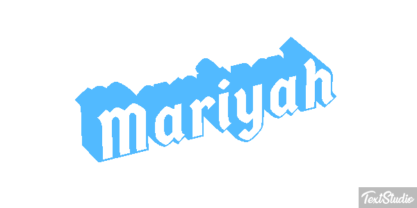 Mariyah Text effect