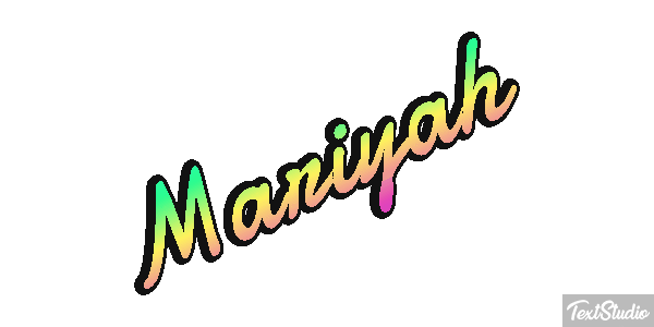 Mariyah Text effect