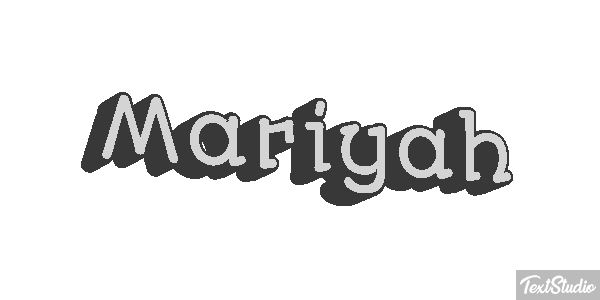 Mariyah Text effect