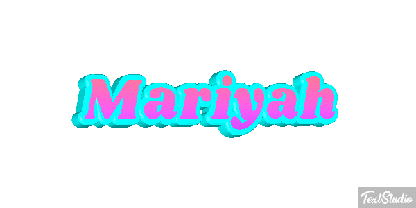 Mariyah Text effect