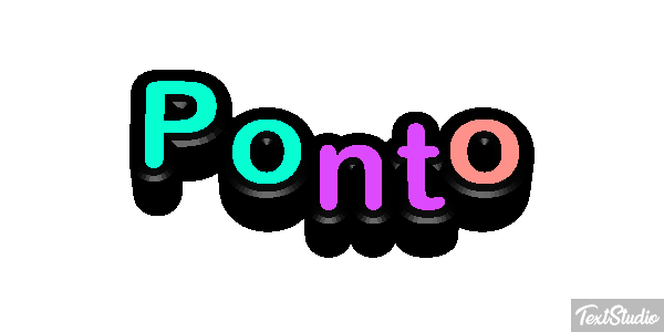 Ponto Efeito do texto