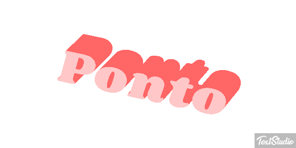 Ponto Efeito do texto
