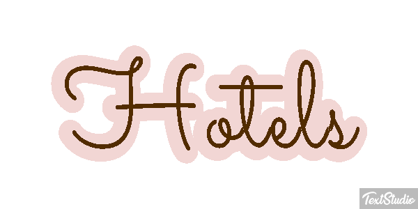 Hotels Effetto testo