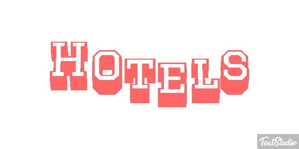 Hotels Effetto testo