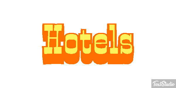 Hotels Effetto testo