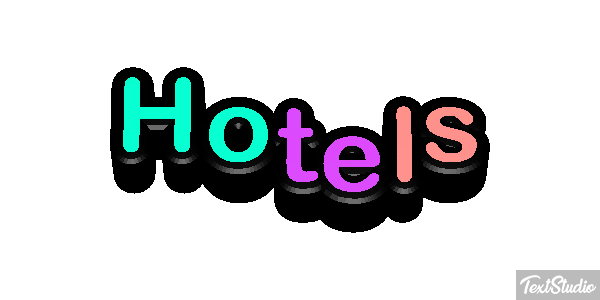 Hotels Effetto testo