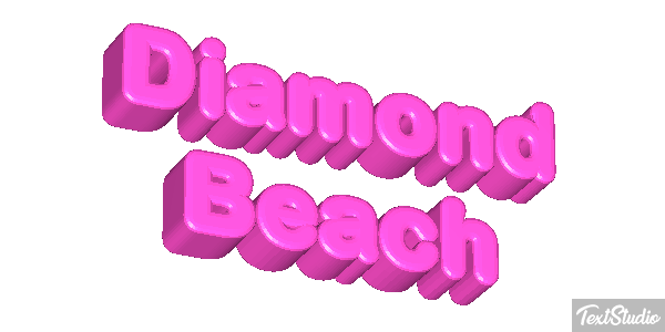 Diamond Beach Effetto testo