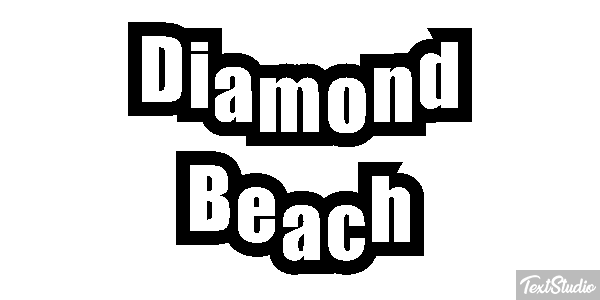 Diamond Beach Effetto testo
