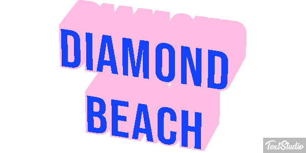 Diamond Beach Effetto testo