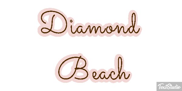 Diamond Beach Effetto testo