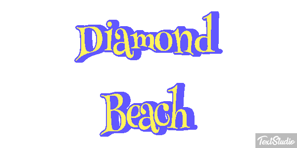 Diamond Beach Effetto testo