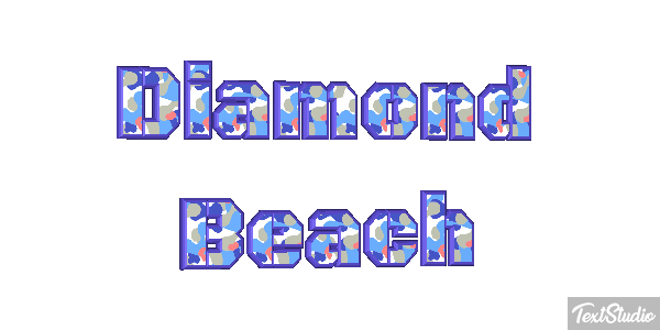 Diamond Beach Effetto testo