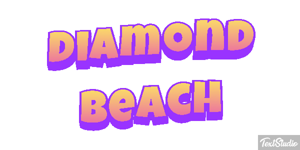 Diamond Beach Effetto testo