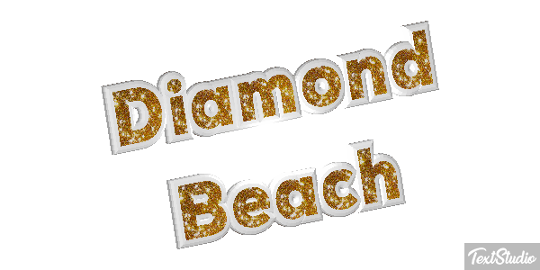 Diamond Beach Effetto testo