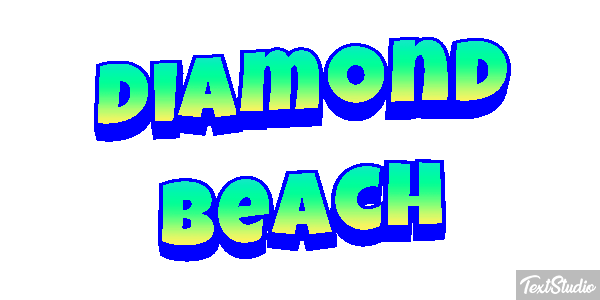 Diamond Beach Effetto testo