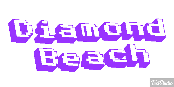 Diamond Beach Effetto testo