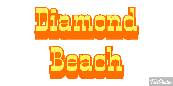 Diamond Beach Effetto testo