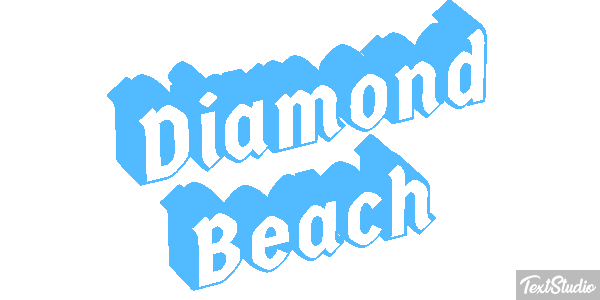 Diamond Beach Effetto testo