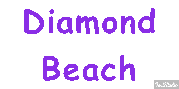 Diamond Beach Effetto testo
