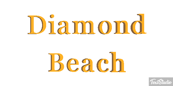 Diamond Beach Effetto testo