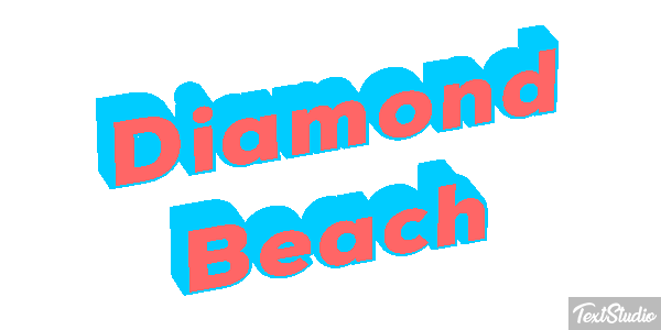 Diamond Beach Effetto testo