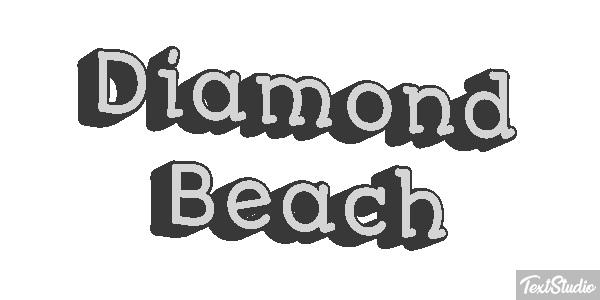 Diamond Beach Effetto testo