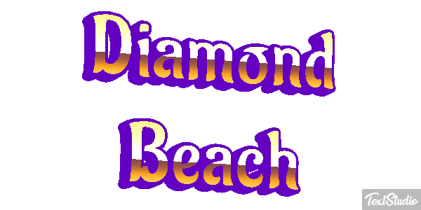 Diamond Beach Effetto testo