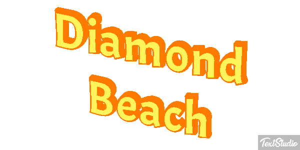 Diamond Beach Effetto testo