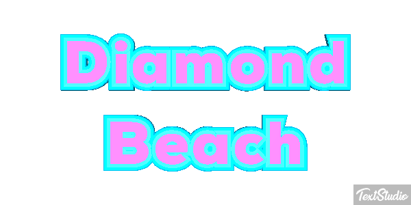 Diamond Beach Effetto testo