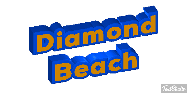 Diamond Beach Effetto testo