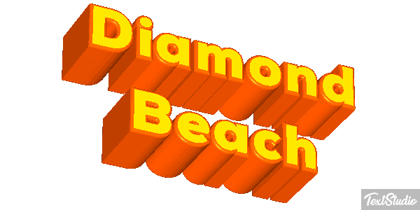 Diamond Beach Effetto testo