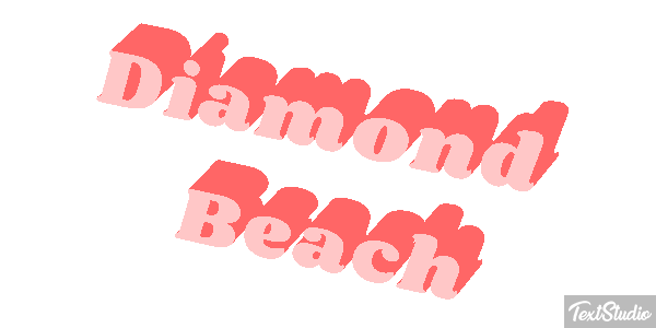 Diamond Beach Effetto testo