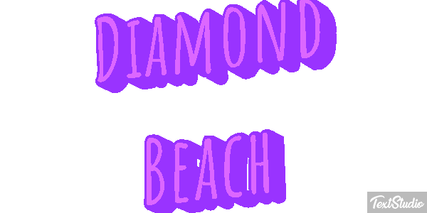 Diamond Beach Effetto testo