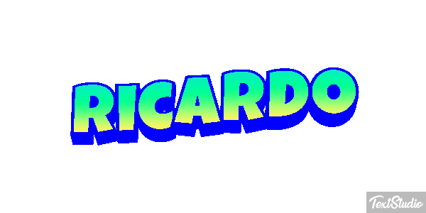 Ricardo Efecto de texto