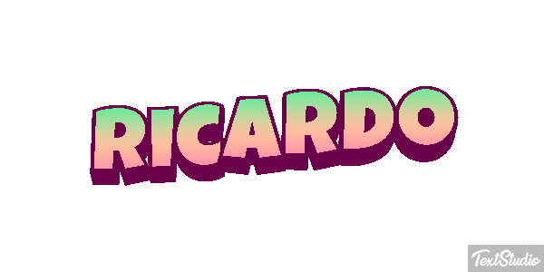 Ricardo Efecto de texto