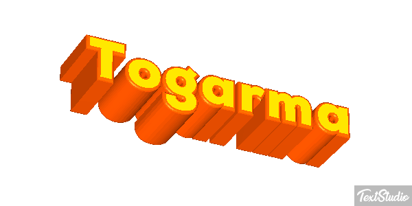 Togarma Efeito do texto