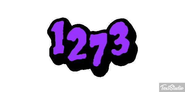 1273 Text effect