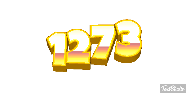 1273 Text effect