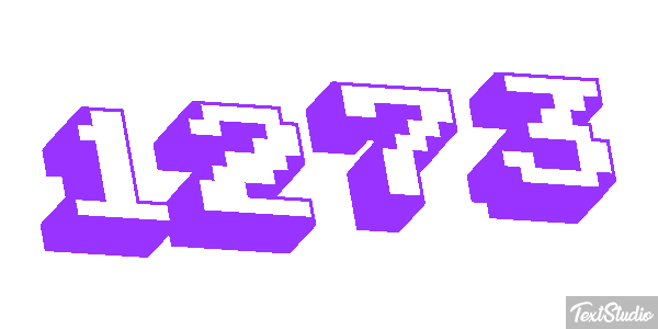 1273 Text effect