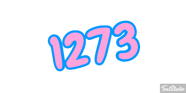 1273 Text effect