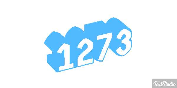 1273 Text effect