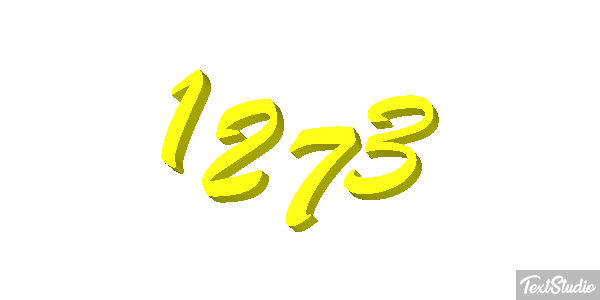 1273 Text effect