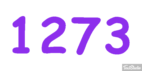 1273 Text effect