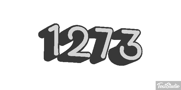 1273 Text effect