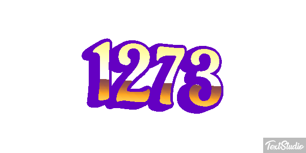 1273 Text effect