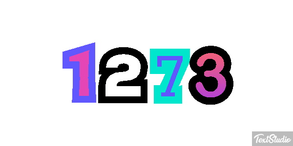 1273 Text effect