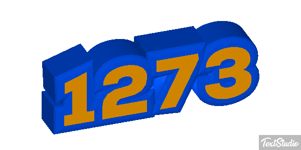 1273 Text effect