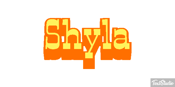 Shyla Efekt tekstowy